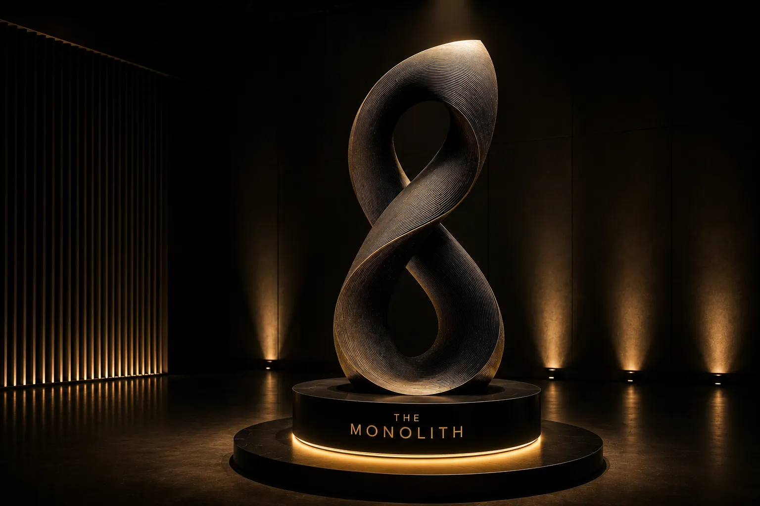 Exhibition stand and sculptural installation built by The Monolith