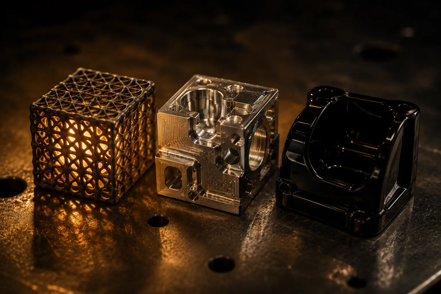 Photo related to: 3d printing vs cnc vs injection