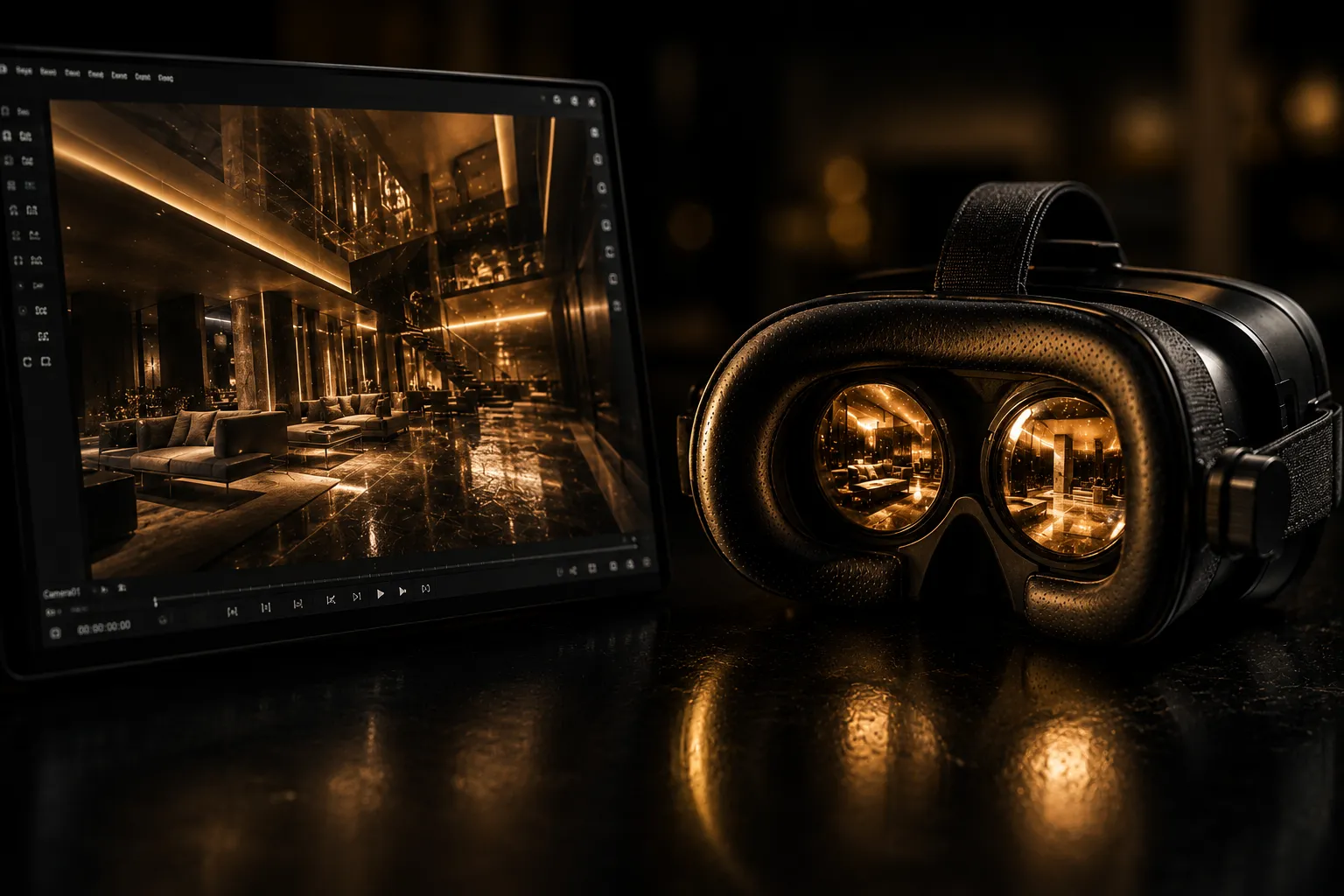 Photo related to: vr walkthrough vs cgi animation