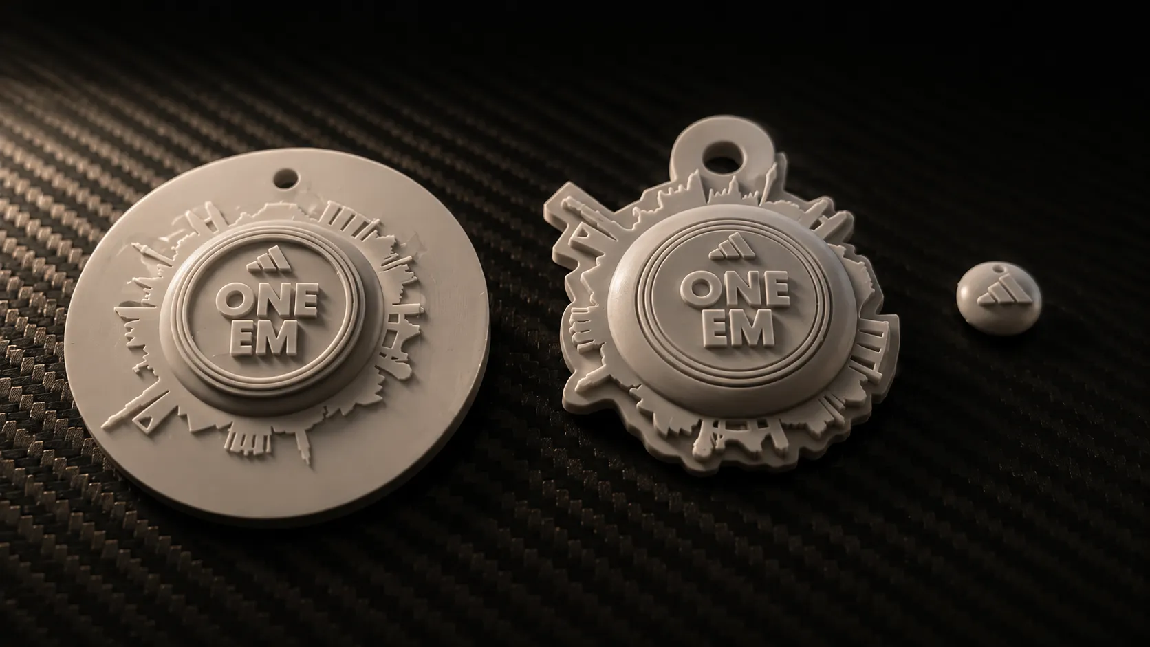Surface-finished 3D printed presentation model by The Monolith