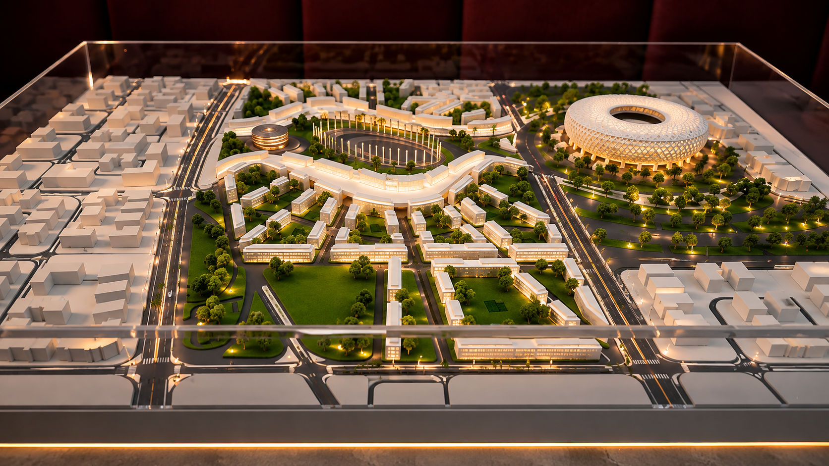 Museum-grade architectural model with fine detailing by The Monolith