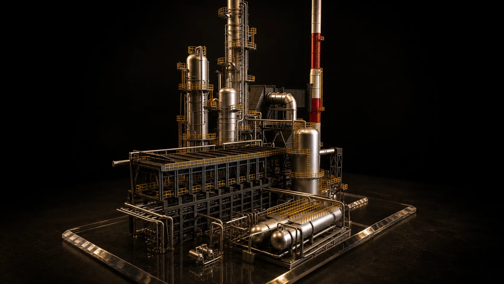High-rise tower model with facade detailing by The Monolith