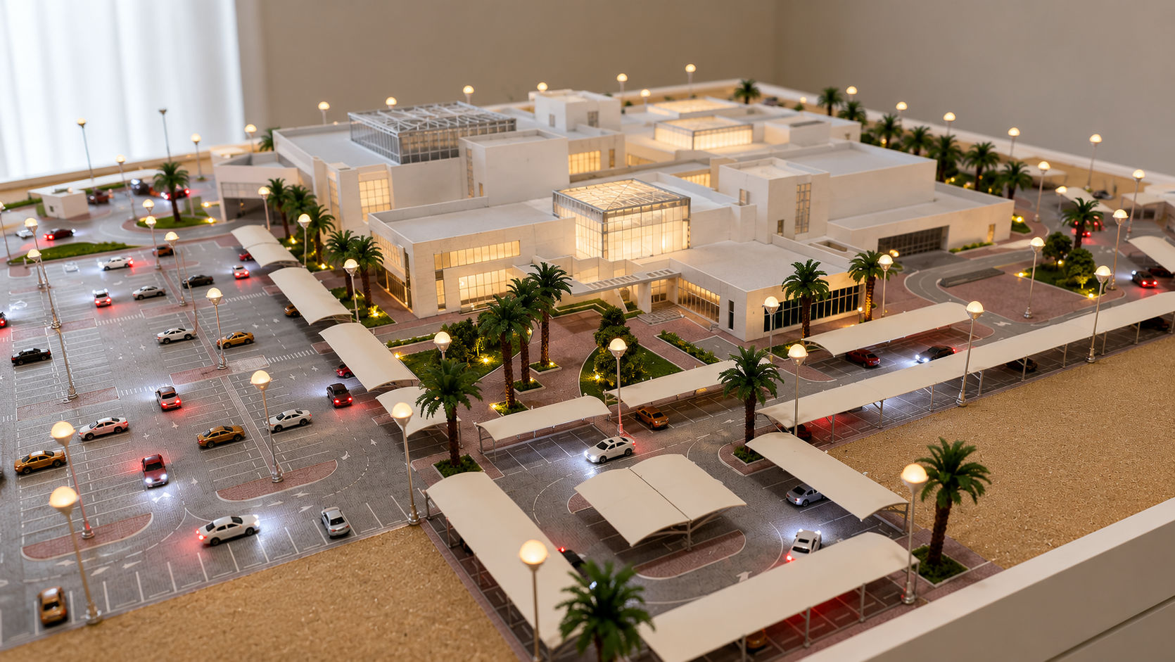 Sales gallery centerpiece model built by The Monolith