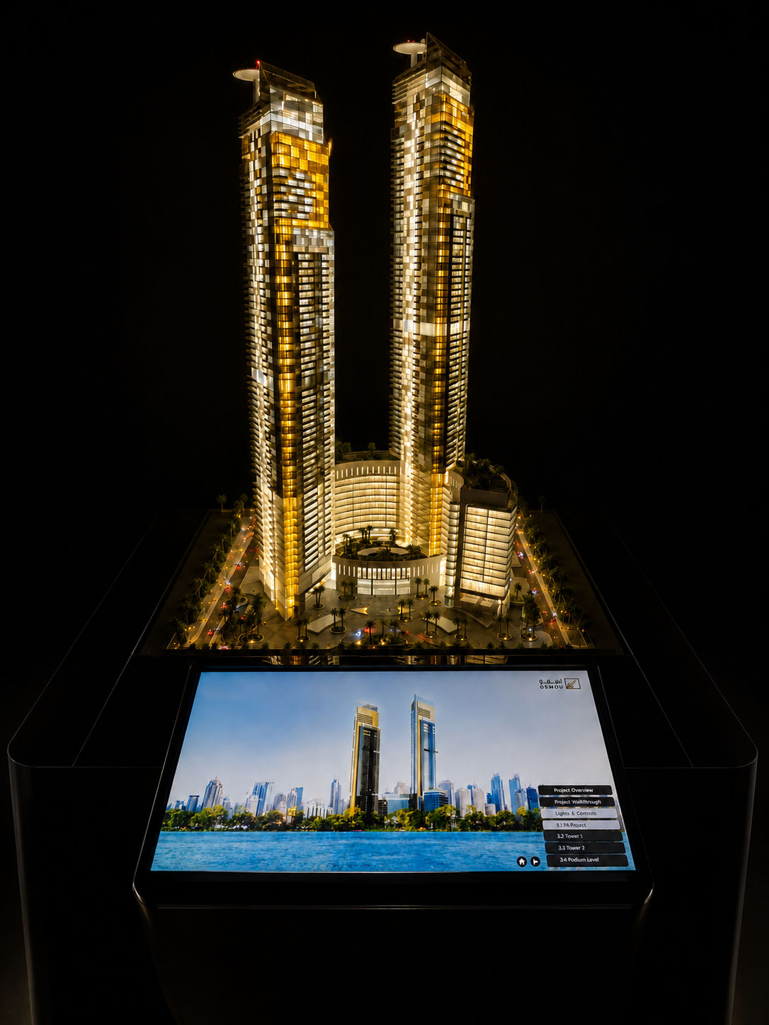 Motorized roof-lift interactive model built by The Monolith